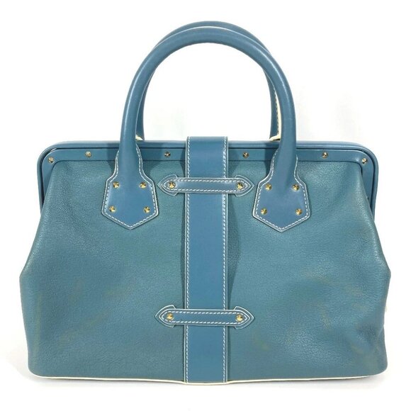 LOUIS VUITTON M91807 Suhali Angénieux PM Tote Bag Studs Hand Bag - Picture 2 of 12